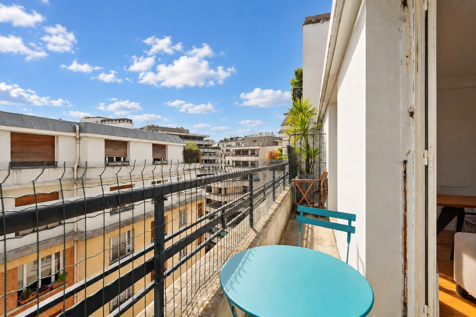 Balcon exposé plein sud