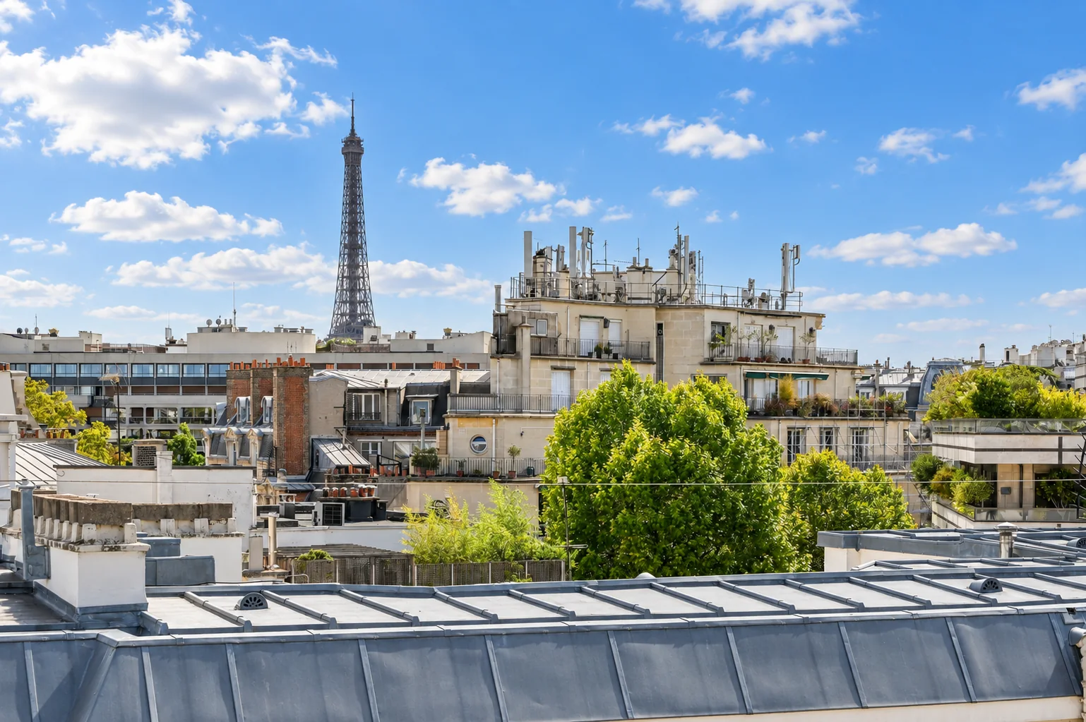 Vue sur la tour Eiffel